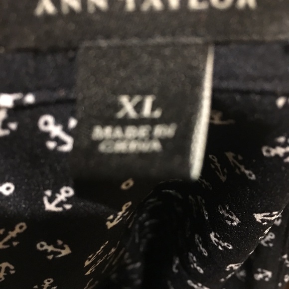 Navy nautical sleeveless blouse - Picture 2 of 2